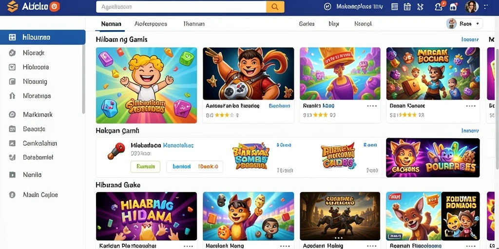 Tampilan awal DEWI5000 yang menarik dan intuitif.