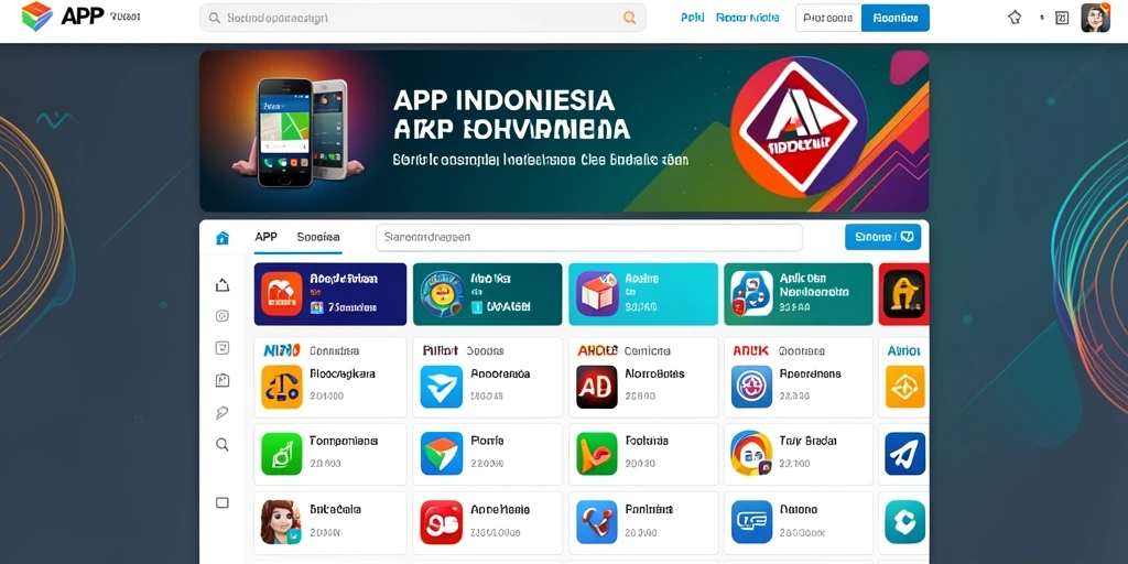 Tampilan awal aplikasi MPO1221 yang memukau.
