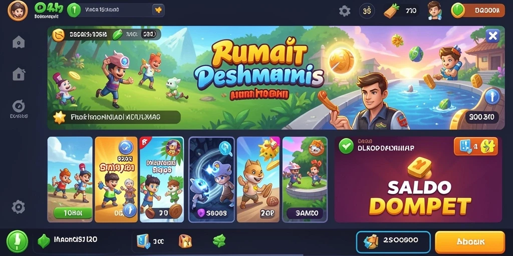 Tampilan grafis yang memukau dari permainan.