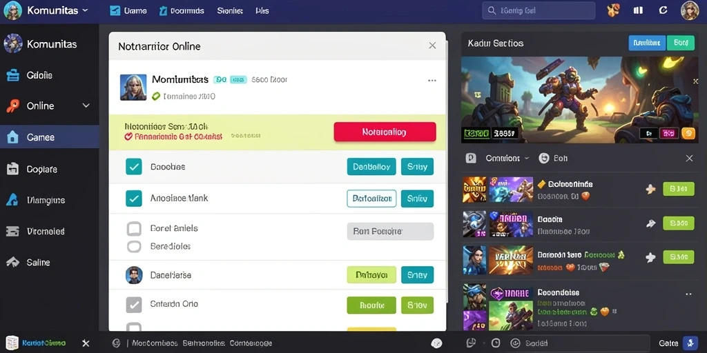 Tampilan utama game REBAHIN yang menarik.
