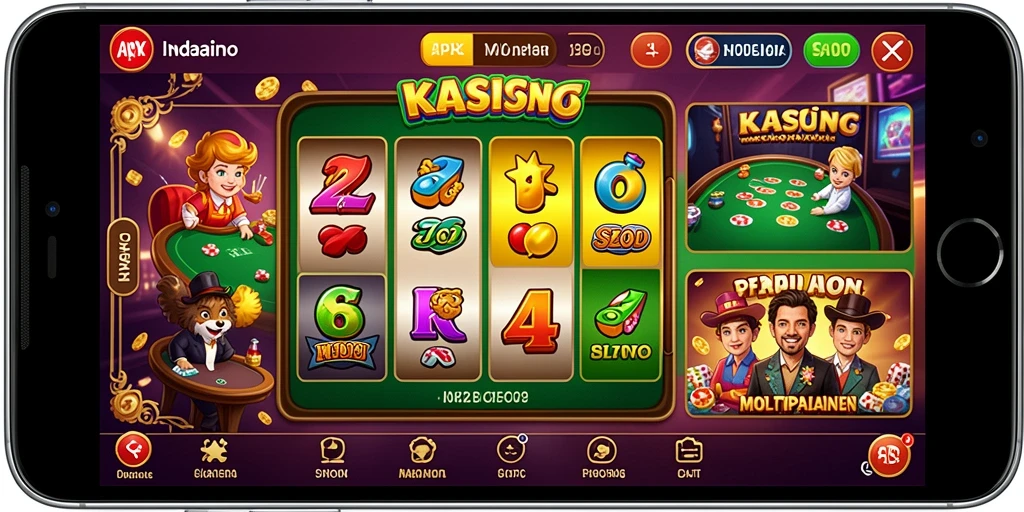 Tampilan awal game yang menarik dan interaktif.