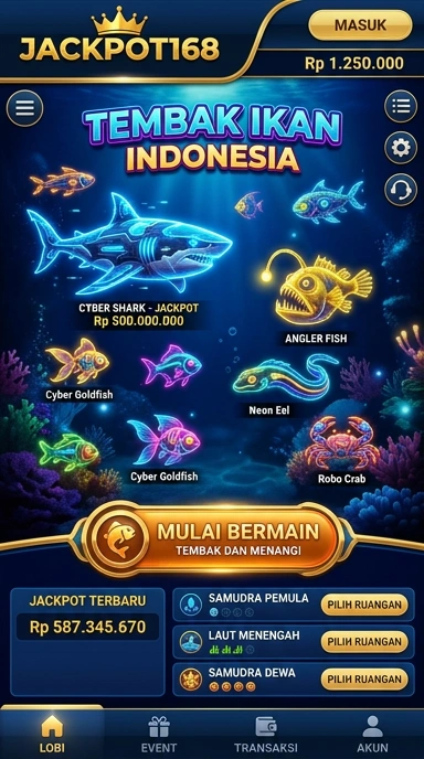 Galeri pratinjau visual jackpot168 build APK resmi terbaru
